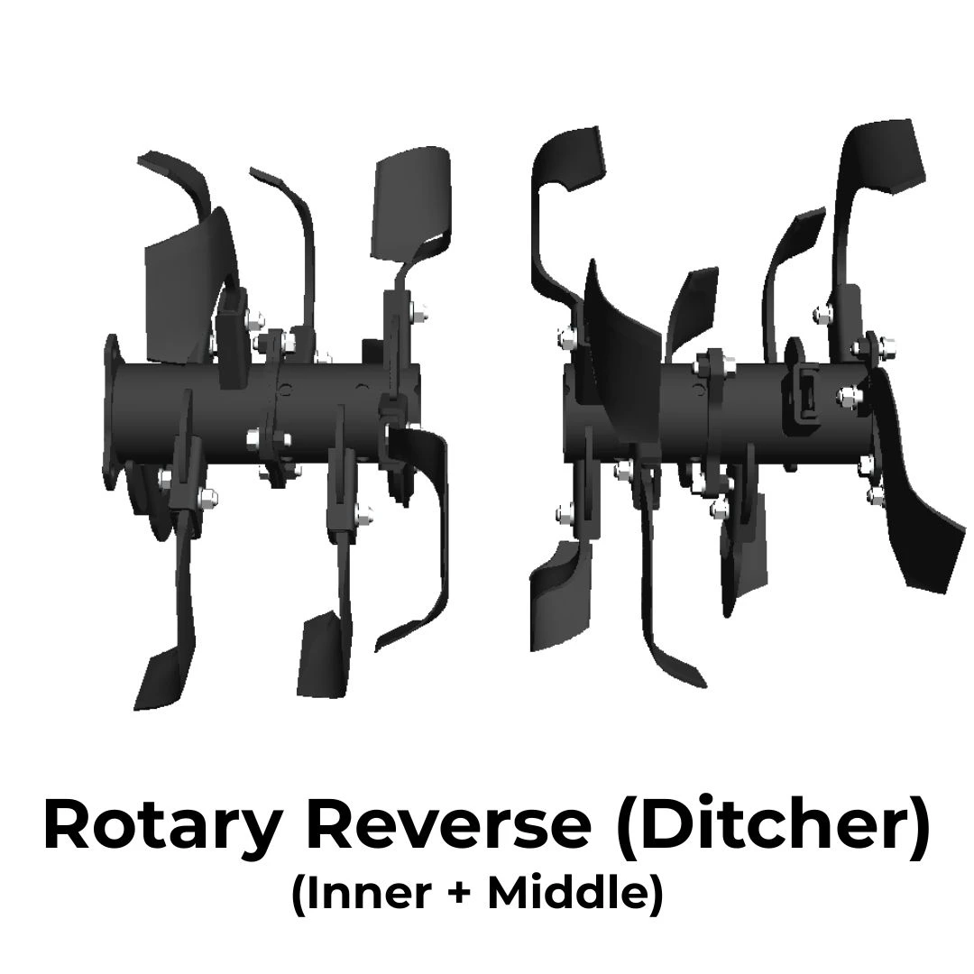 Rotary Reverse Ditcher (Inner + Middle)